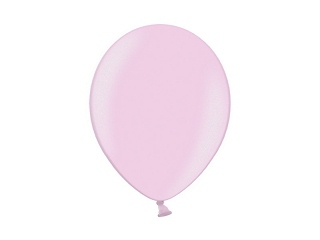 Svadobné ozdoby - Metalický balónik - ružový
