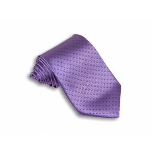 Fialová kravata so vzorom