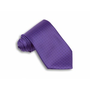 Fialová kravata so vzorom