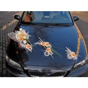Výzdoba auta kvety
