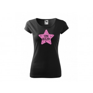 Dámske tričko dámska jazda hviezdy