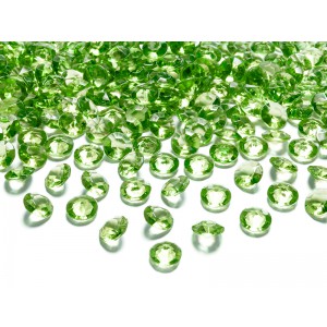 Diamanty - svetlo zelená
