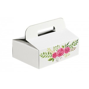 Krabička na výslužky rozkvitnutej ruže