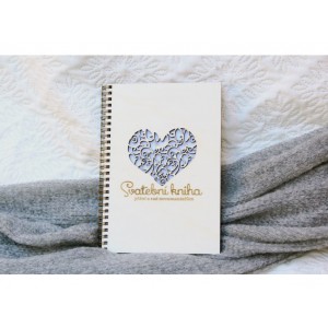 Svatební kniha přání a rad srdce